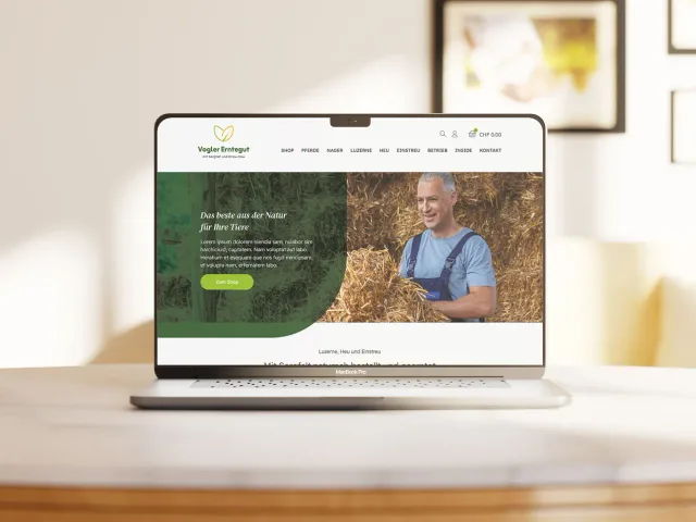 Vogler Agrar animal-feed product catalogue and online shop
